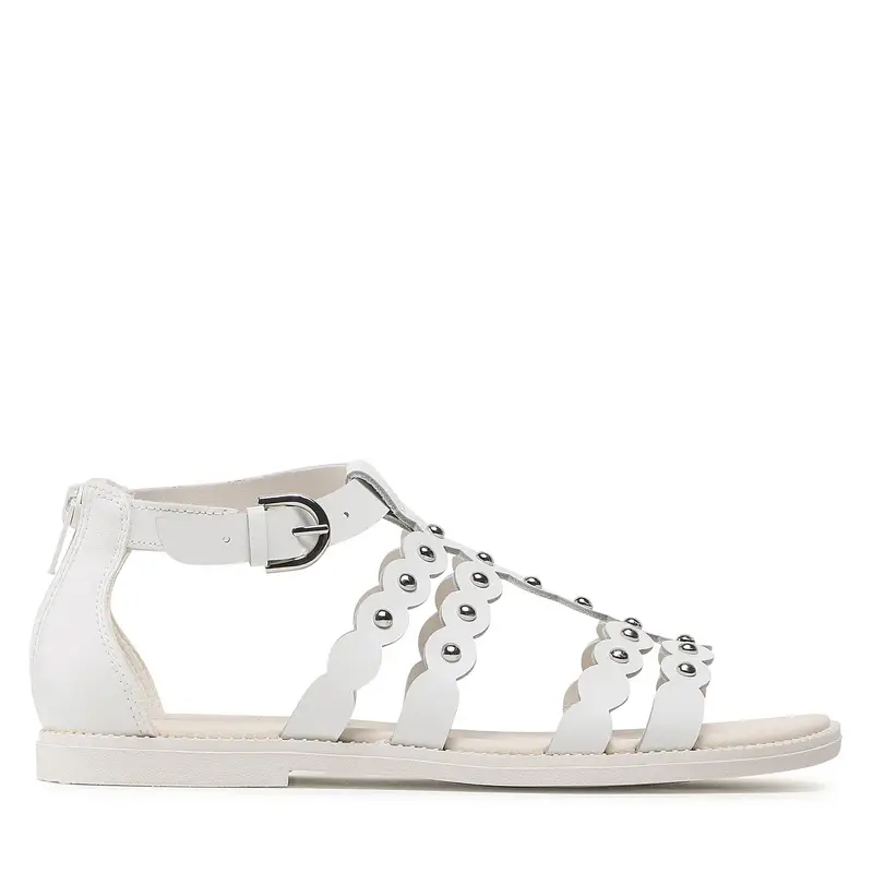 Sandali Geox J Sandal Karly Girl J3535D043BCC1000 D Bianco