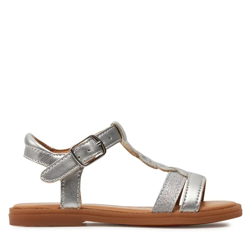 Sandali Geox J Sandal Karly Girl J4535H 0NFQD C1007 M Argento