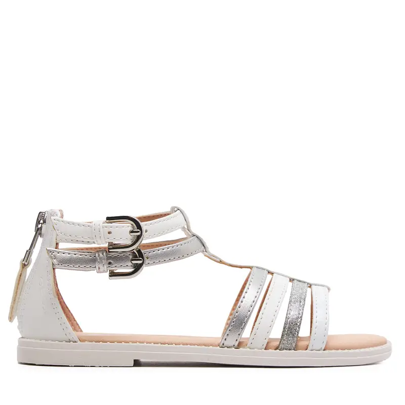 Sandali Geox J Sandal Karly Girl J7235D 054AJ C1Z1N S Bianco