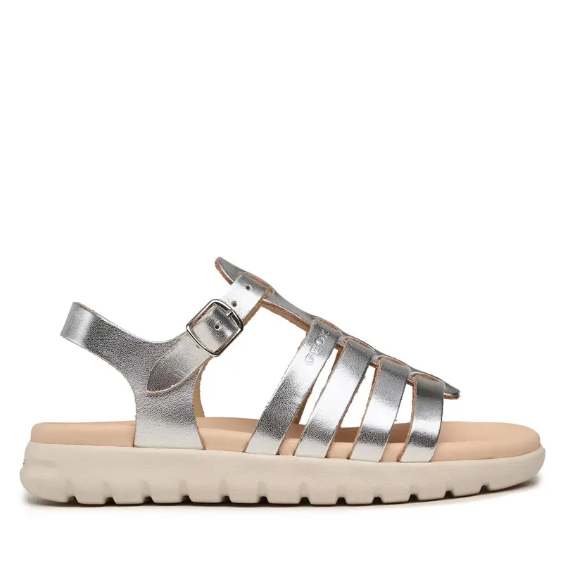 Sandali Geox J Sandal Soleima Gir J35GSB 000CF C1007 S Argento