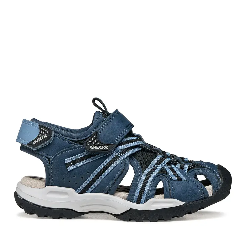 Sandali Geox Jr Borealis J450RB 014ME C4J9B D Blu scuro