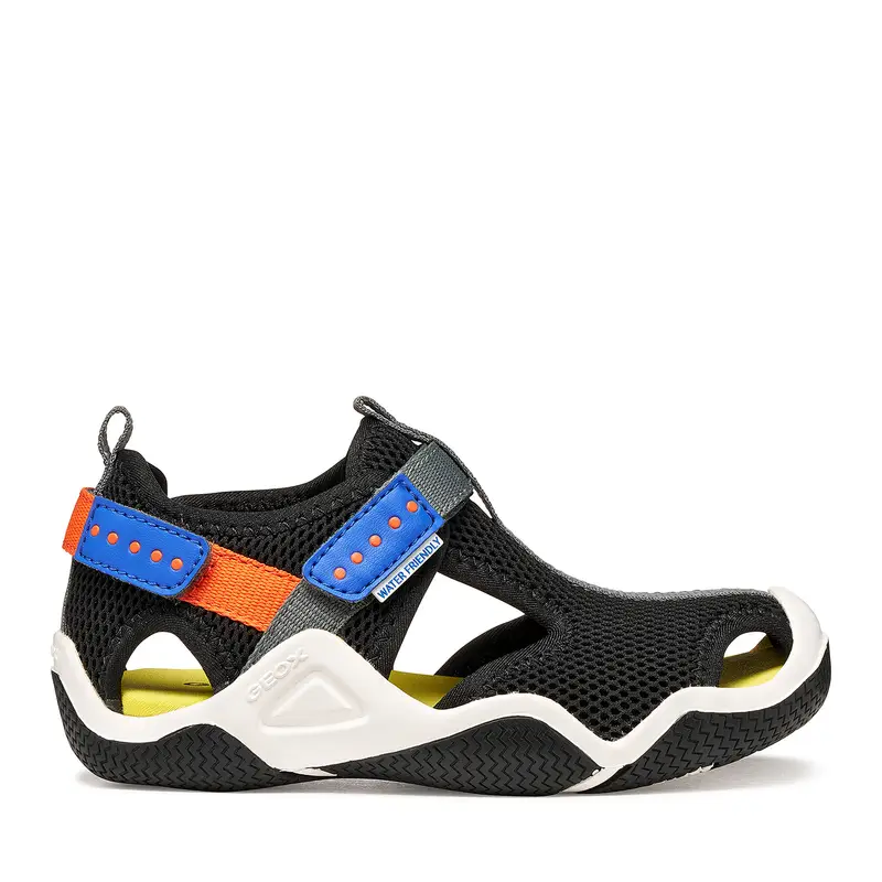 Sandali Geox Jr Wader J1530A 00014 C0038 D Nero