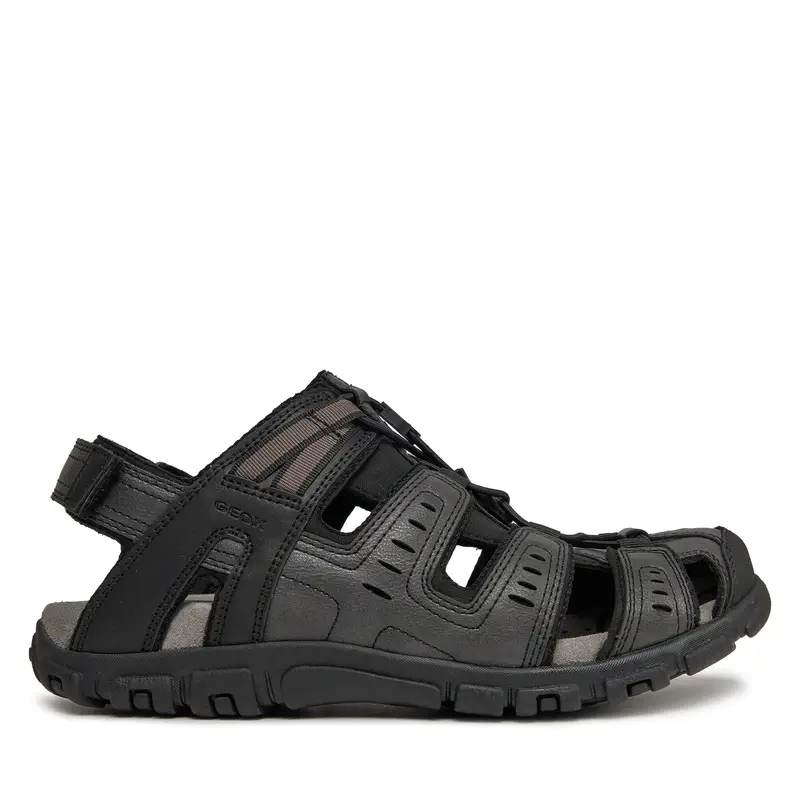 Sandali Geox Uomo Sandal Strada U4524C 000ME C9999 Nero