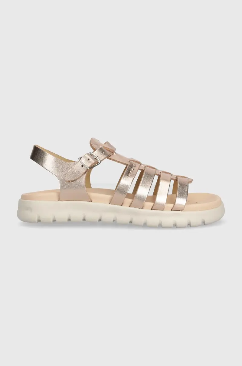 sandali in pelle bambino/a SANDAL SOLEIMA colore oro