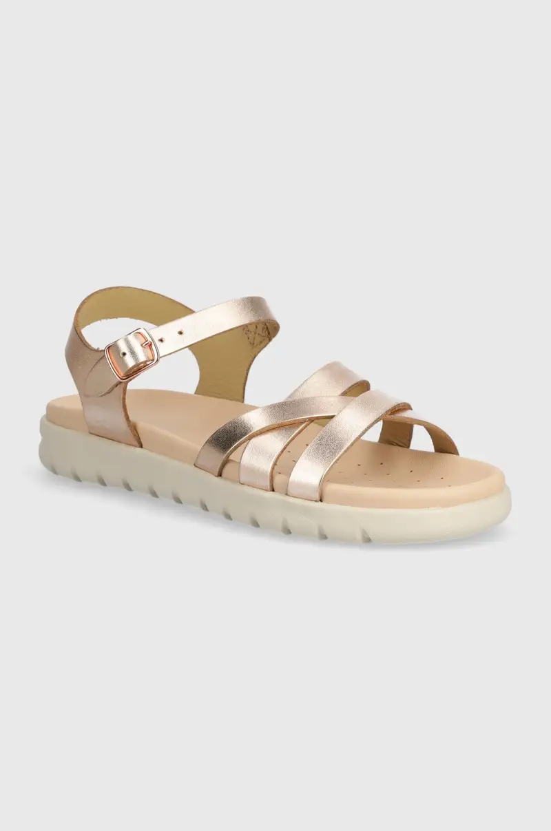 sandali in pelle bambino/a SANDAL SOLEIMA colore oro