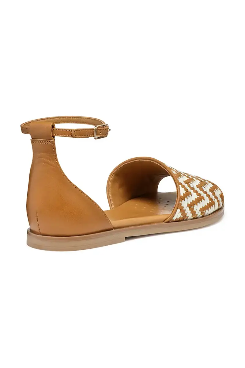 sandali in pelle D NAILEEN donna colore marrone D55SDC 000TC C5F1S miniatura 3