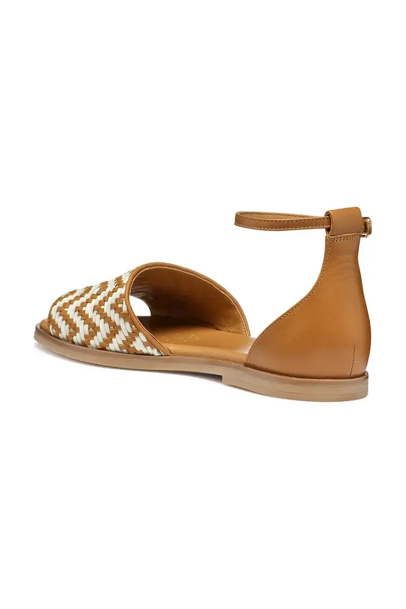 sandali in pelle D NAILEEN donna colore marrone D55SDC 000TC C5F1S miniatura 4