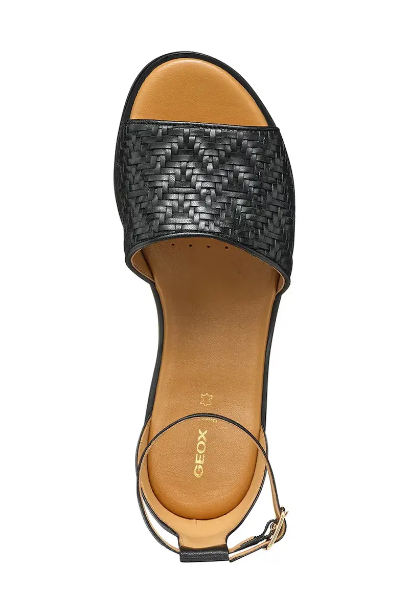 sandali in pelle D NAILEEN donna colore nero D55SDC 000TC C9999 miniatura 5