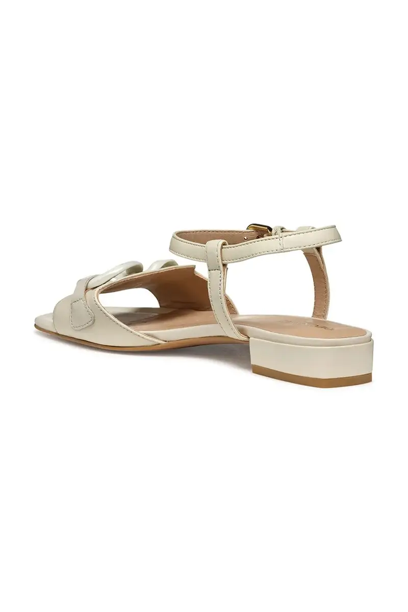 sandali in pelle D NEW ERAKLIA 15 donna colore beige D5580D 000TU C1122 miniatura 4