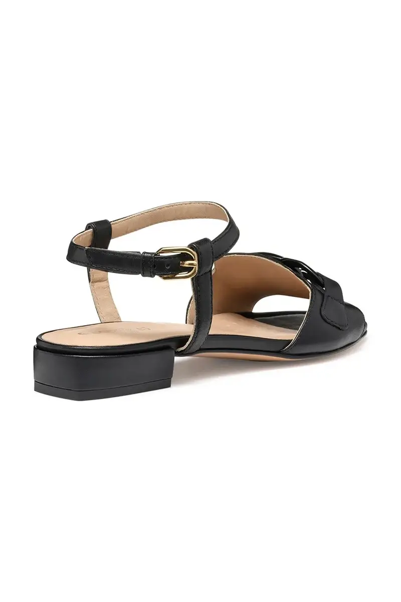 sandali in pelle D NEW ERAKLIA 15 donna colore nero D5580D 000TU C9999 miniatura 3