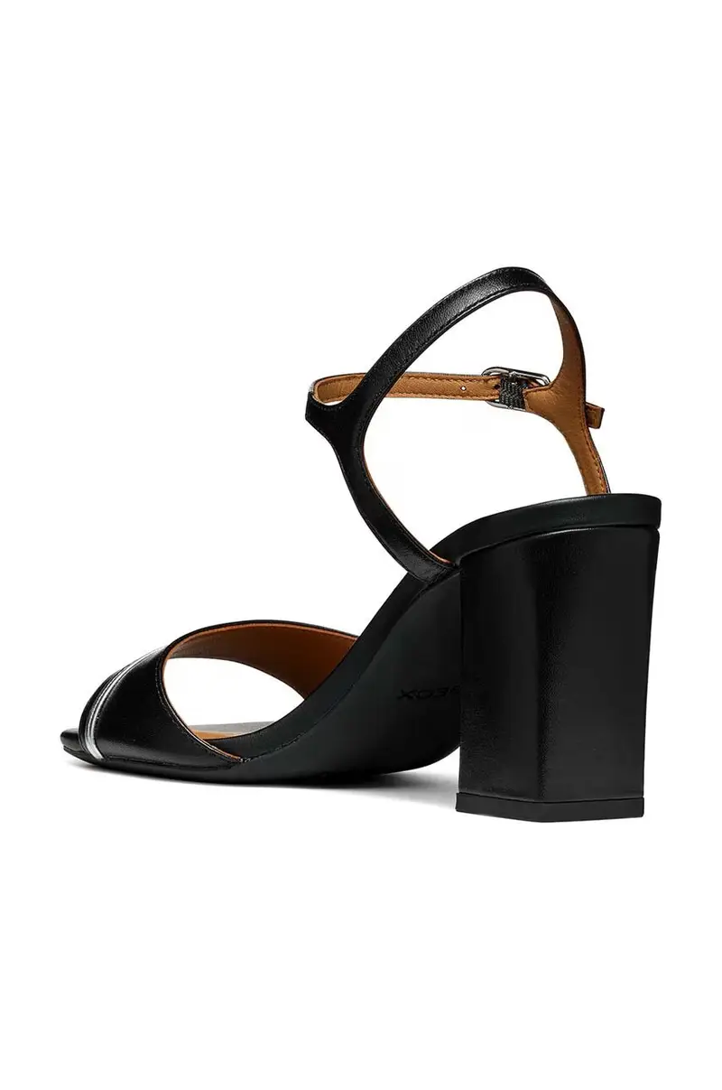 sandali in pelle D NEW ERAKLIA 80 F colore nero D45RPF 000TU C9999 miniatura 4