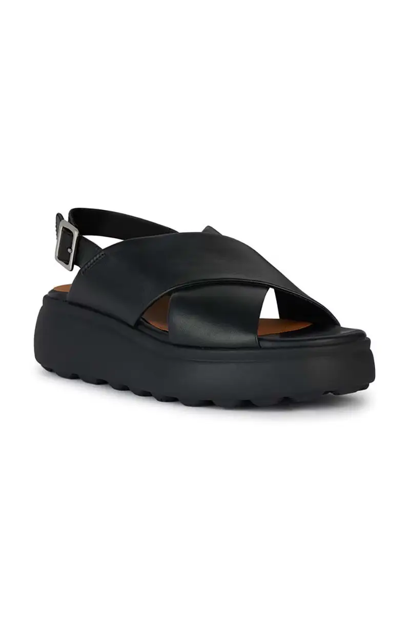 sandali in pelle D SPHERICA EC4.1 S donna colore nero D45D4A 00085 C9999 miniatura 2