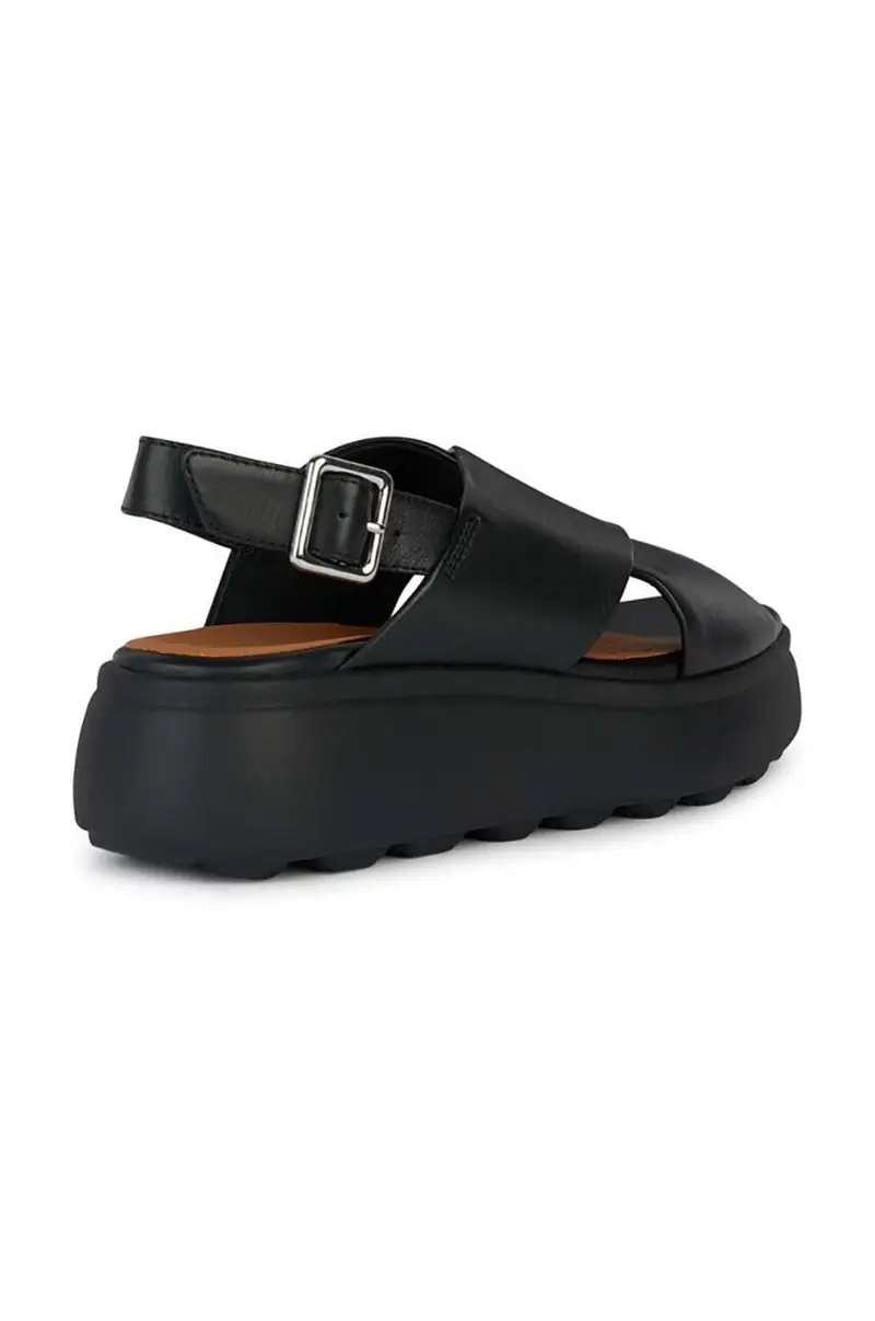 sandali in pelle D SPHERICA EC4.1 S donna colore nero D45D4A 00085 C9999 miniatura 3