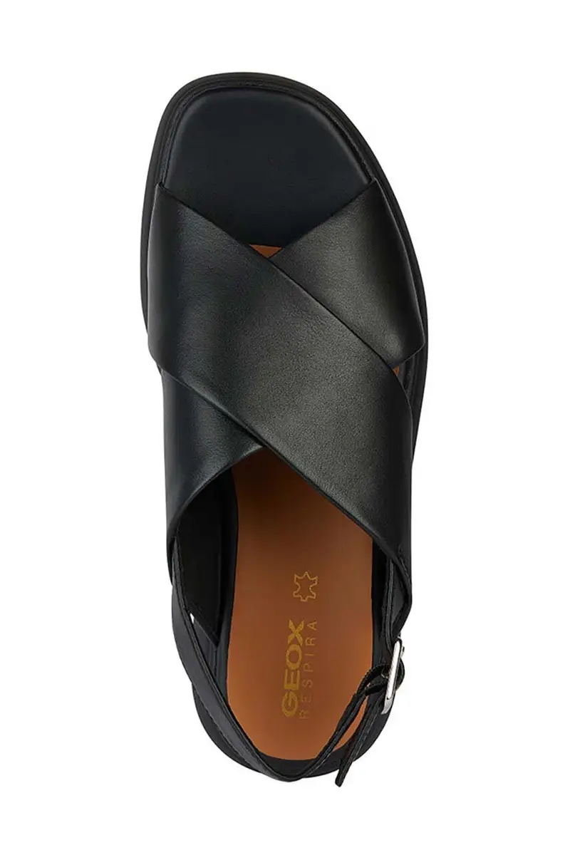 sandali in pelle D SPHERICA EC4.1 S donna colore nero D45D4A 00085 C9999 miniatura 5