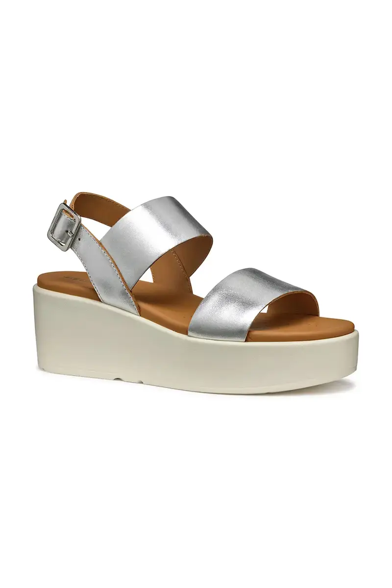 sandali in pelle D XAND 2.2S donna colore argento D45M1A 000CF C1007 miniatura 2