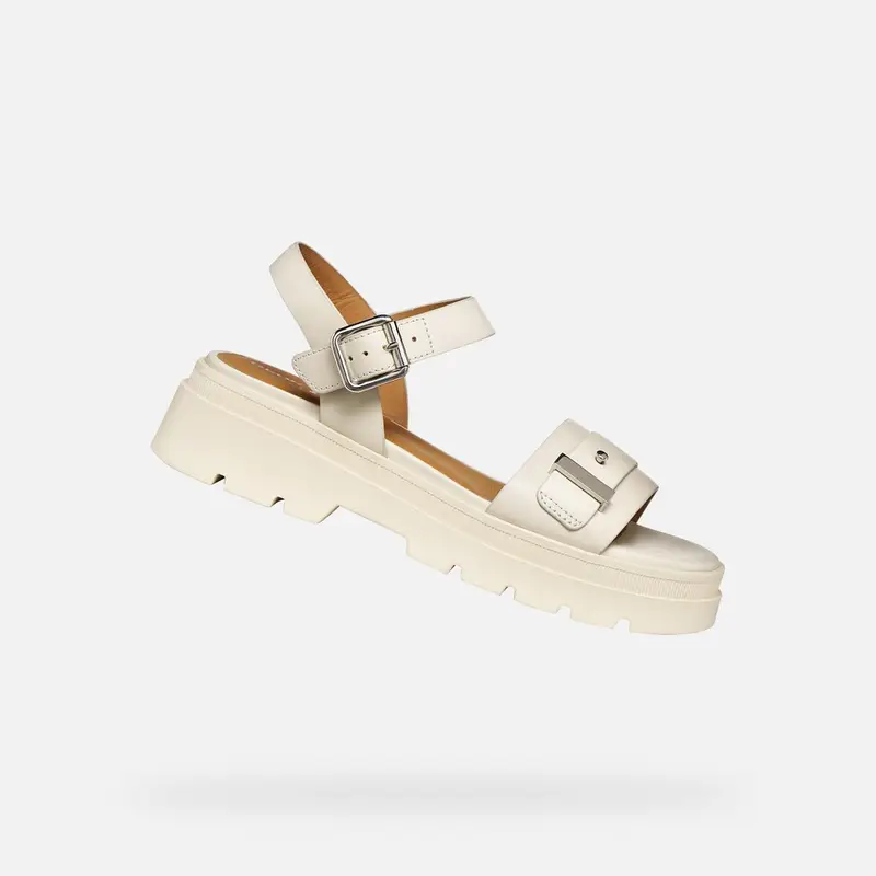 Scarpe Adacter S B Donna Beige Chiaro miniatura 2