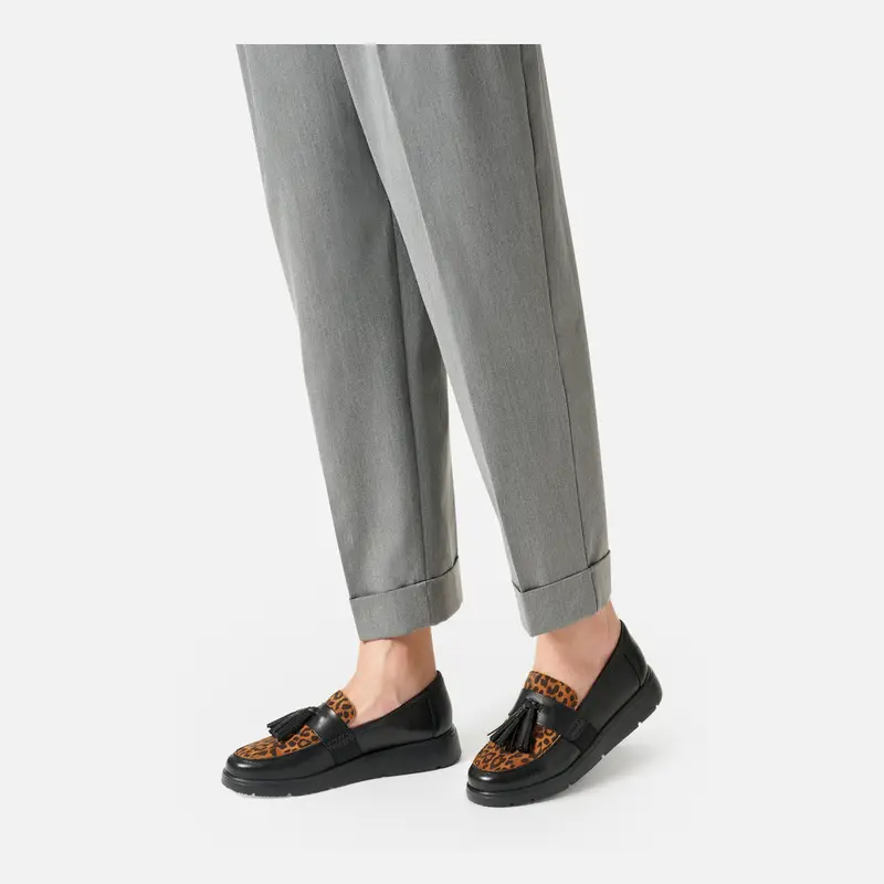 GEOX Scarpe Arlara Donna Nero/cognac miniatura 2