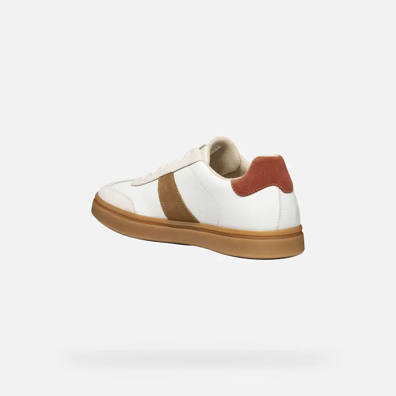 GEOX Scarpe Baltmoore Uomo Bianco/mattone miniatura 3
