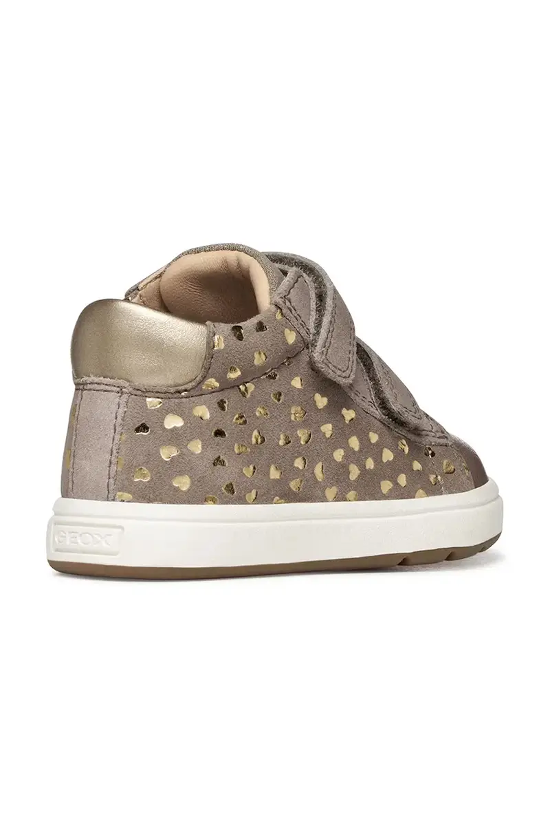 scarpe basse in pelle bambini BIGLIA colore rosa B044CC.007AK Beige miniatura 3