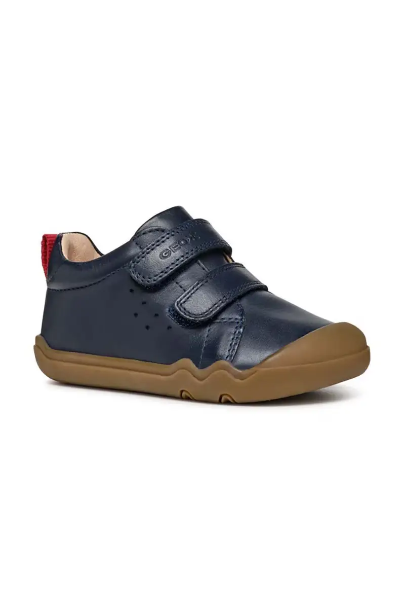 scarpe basse in pelle bambini STEPPIEUP colore blu navy B465WA.00085