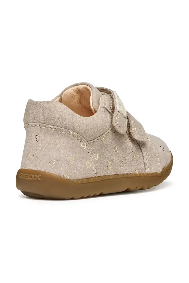 scarpe basse in pelle scamosciata bambini MACCHIA colore beige B164PA.00721 miniatura 3