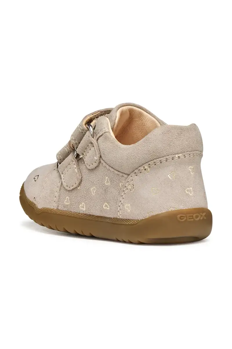scarpe basse in pelle scamosciata bambini MACCHIA colore beige B164PA.00721 miniatura 4