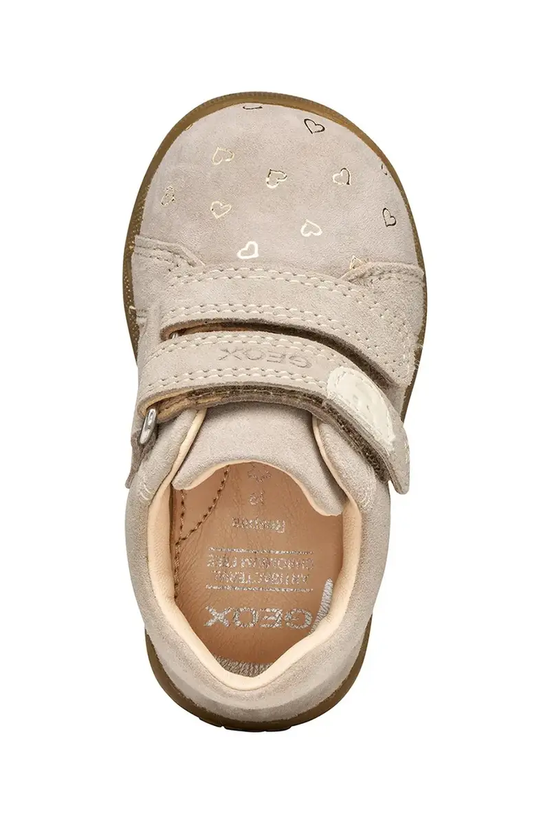 scarpe basse in pelle scamosciata bambini MACCHIA colore beige B164PA.00721 miniatura 5