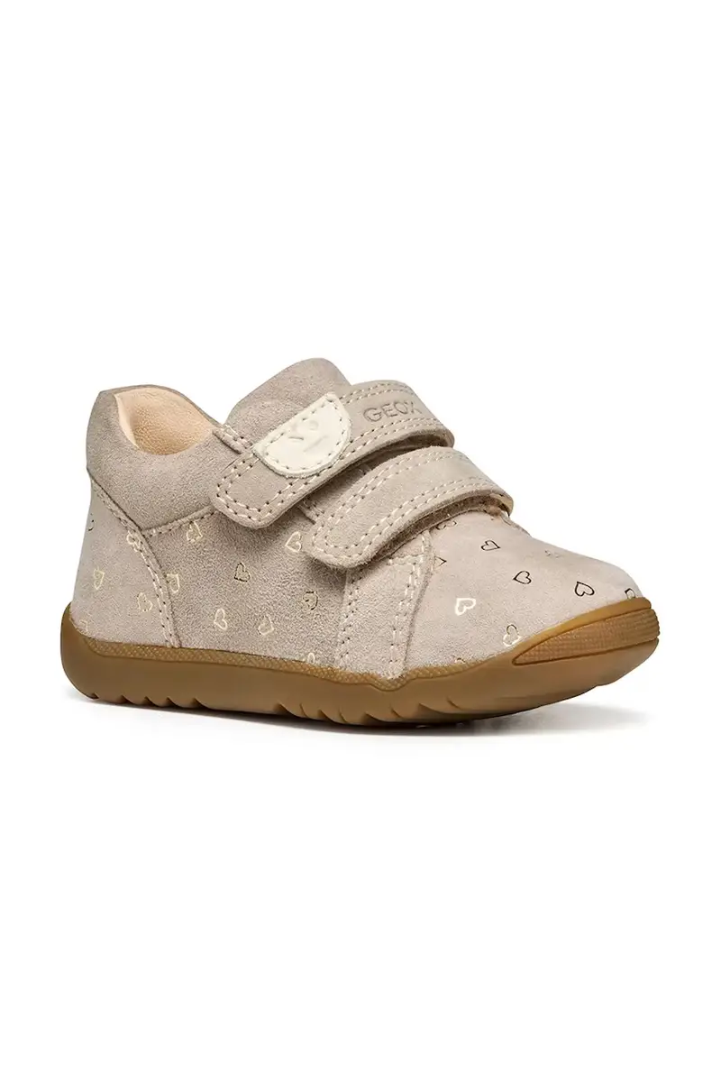 scarpe basse in pelle scamosciata bambini MACCHIA colore beige B164PA.00721
