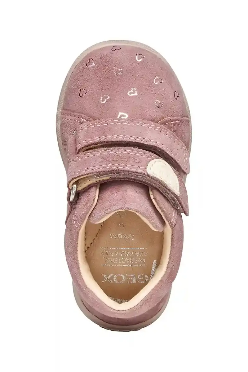 scarpe basse in pelle scamosciata bambini MACCHIA colore rosa B164PA.00721 miniatura 5