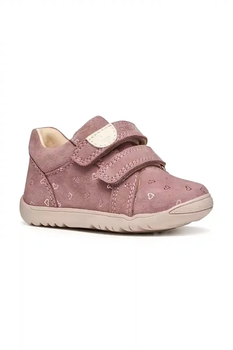 scarpe basse in pelle scamosciata bambini MACCHIA colore rosa B164PA.00721