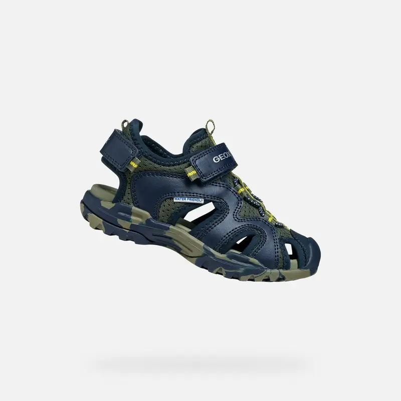 Scarpe Borealis Bambino Blu Navy/verde Militare miniatura 2