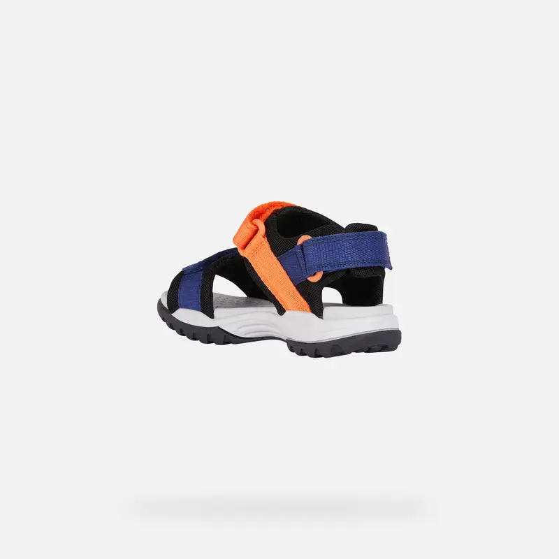 GEOX Scarpe Borealis Junior Blu Navy/arancione miniatura 3