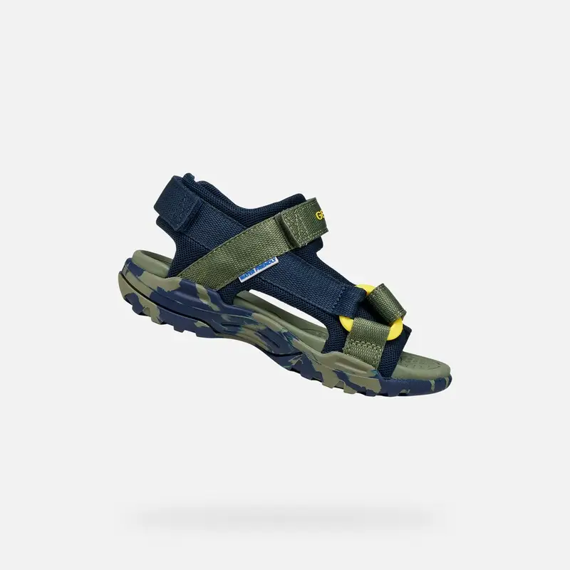 Scarpe Borealis Junior Blu Navy/verde Militare miniatura 2