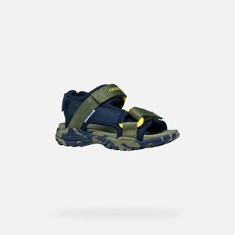 Scarpe Borealis Junior Blu Navy/verde Militare miniatura 3
