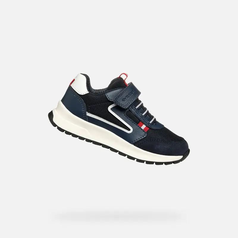Scarpe Briezee Bambino Blu Navy/rosso Scuro miniatura 2