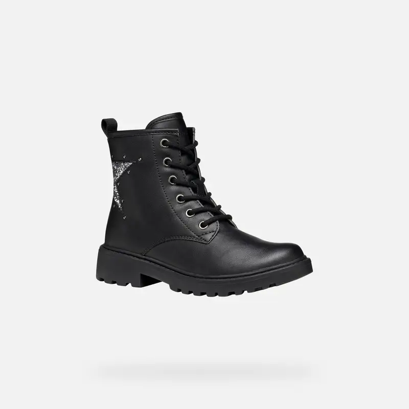 GEOX Scarpe Casey Bambina Nero/canna Di Fucile miniatura 2