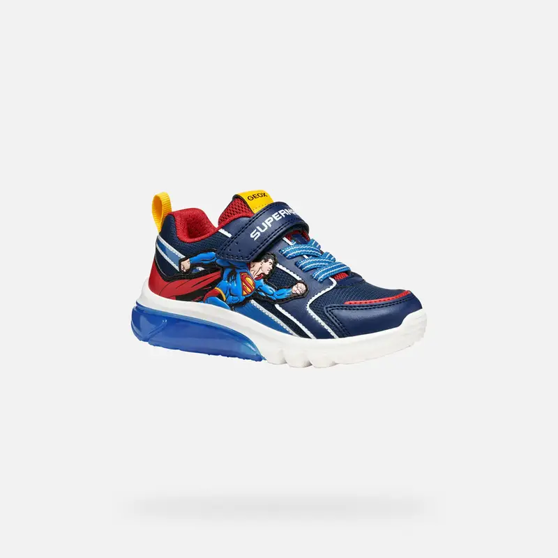 GEOX Scarpe Ciberdron Junior Blu/rosso miniatura 2
