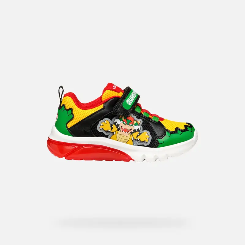 GEOX Scarpe Ciberdron Junior Verde/rosso