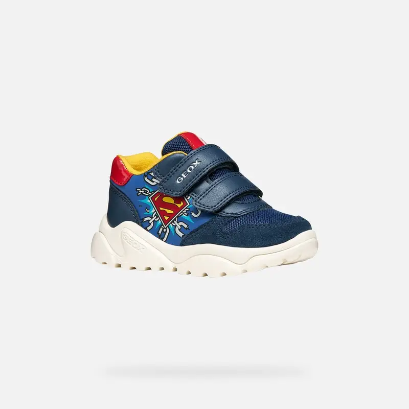 Scarpe Ciufciuf Bimbo Blu Navy Chiaro/rosso miniatura 3