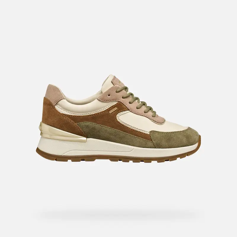 GEOX Scarpe Desya Abx Donna Beige/verde