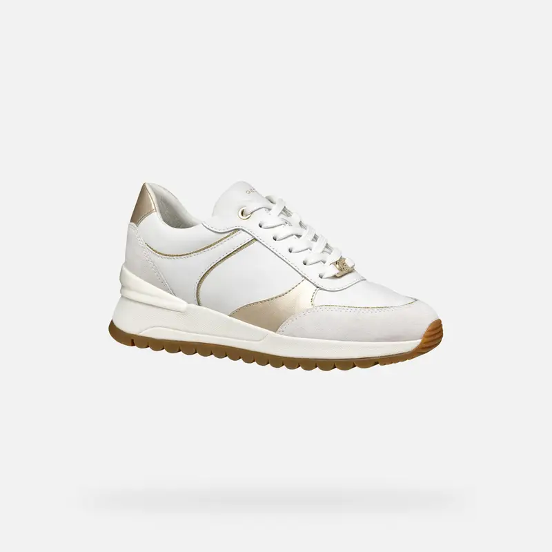 GEOX Scarpe Desya Donna Bianco/oro Chiaro miniatura 2