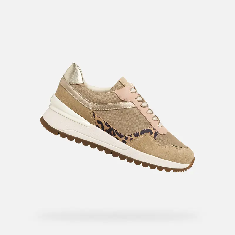 Scarpe Desya Donna Taupe Chiaro/bianco Latte miniatura 2