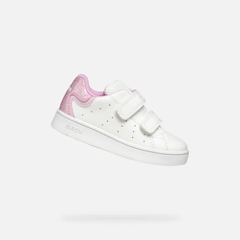 Scarpe Eclyper Bimba Bianco/rosa miniatura 2