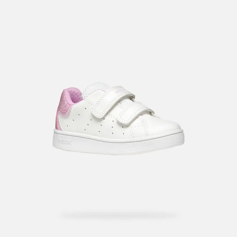 Scarpe Eclyper Bimba Bianco/rosa miniatura 3