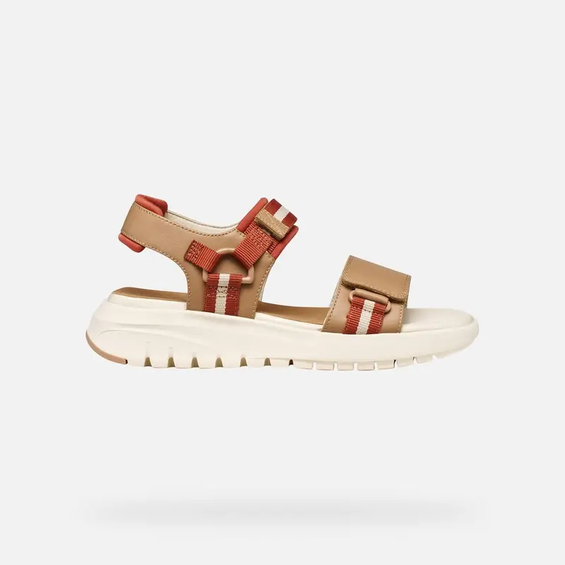 Scarpe Flextride S Donna Beige/mattone