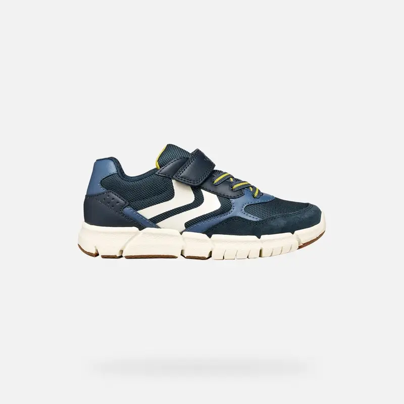 Scarpe Flexyper Bambino Blu Navy/giallo