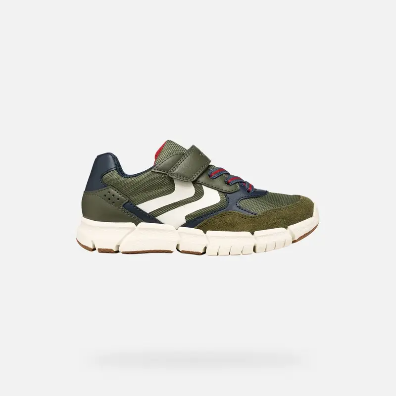 Scarpe Flexyper Bambino Verde Militare/blu Navy