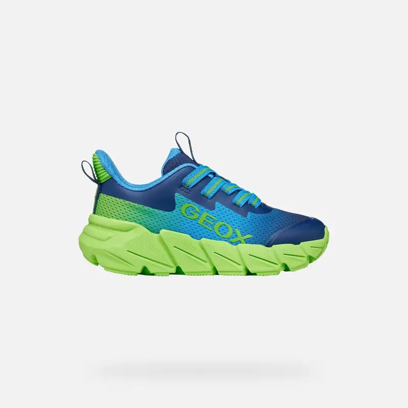Scarpe Flexyper Fast Bambino Blu Chiaro/lime