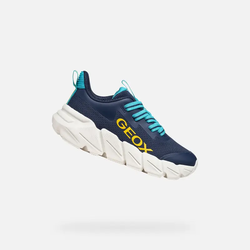 Scarpe Flexyper Fast Junior Blu Navy/blu Chiaro miniatura 2