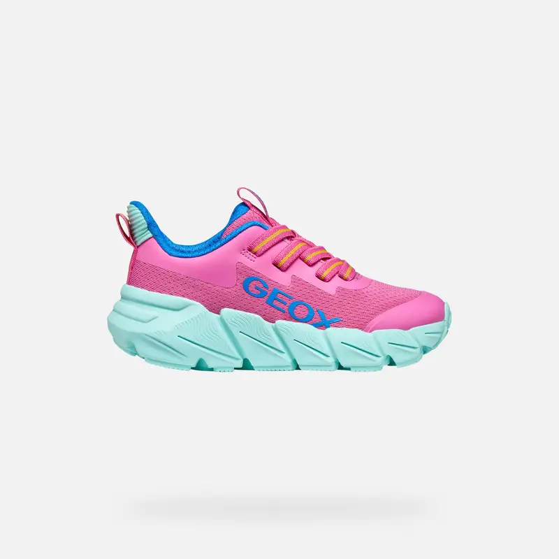 GEOX Scarpe Flexyper Fast Junior Fucsia/verde Acqua